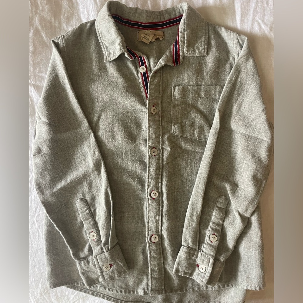 PEEK button down shirt for kid size 6-7
